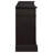 Girace 2-Door Rectangular Server Antique Noir
