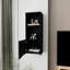 Armoire noire élégante pour mur de maison - Pratique et élégante, moderne et polyvalente-429377533