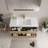 48" Wall-Mounted Bathroom Vanity with Resin Sink & Countertop-1515804649
