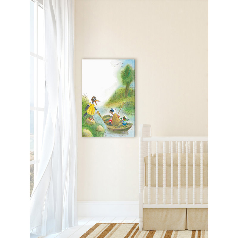 Lets Swim A Boat - Wrapped Canvas Print, 114cm H x 76cm W