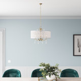 Vogan 4 - Light Dimmable Drum Chandelier