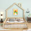 Lit plateforme avec garde-corps Wood House-270198465
