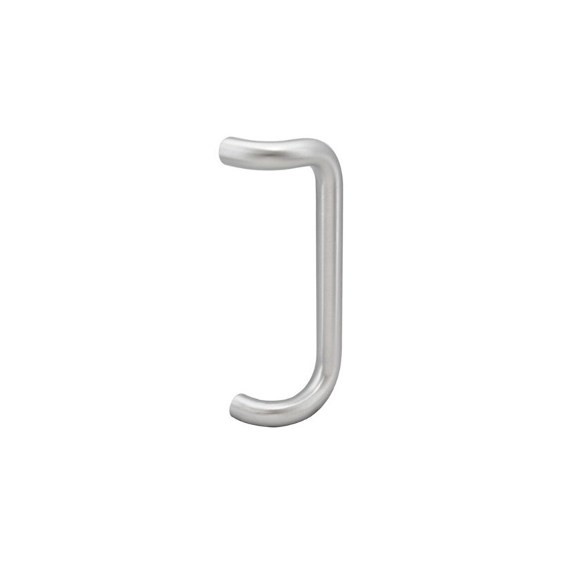 FHC 8914CA Single Offset 10" Pull withThru Bolt - Clear Anodized