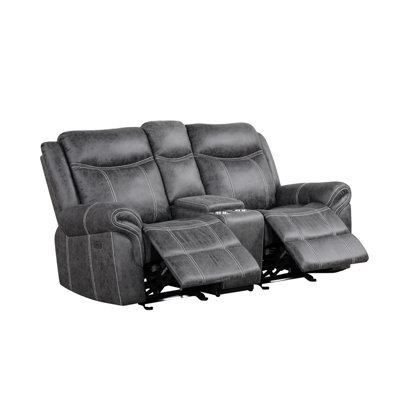 Causeuse en microfibre Zubaida