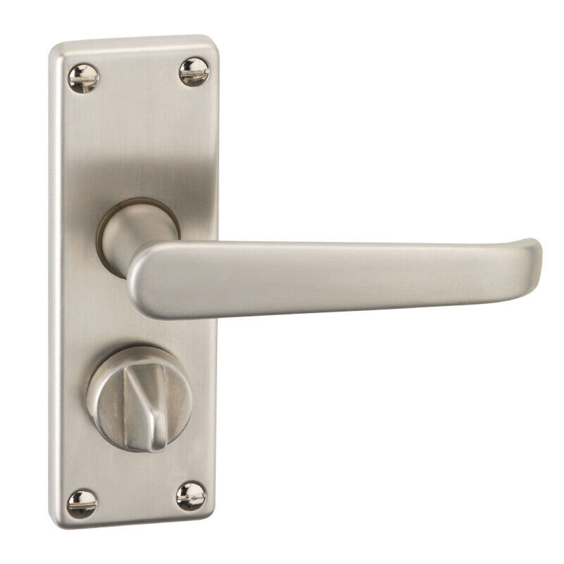 Reversible Door Handle, Satin Nickel Privacy