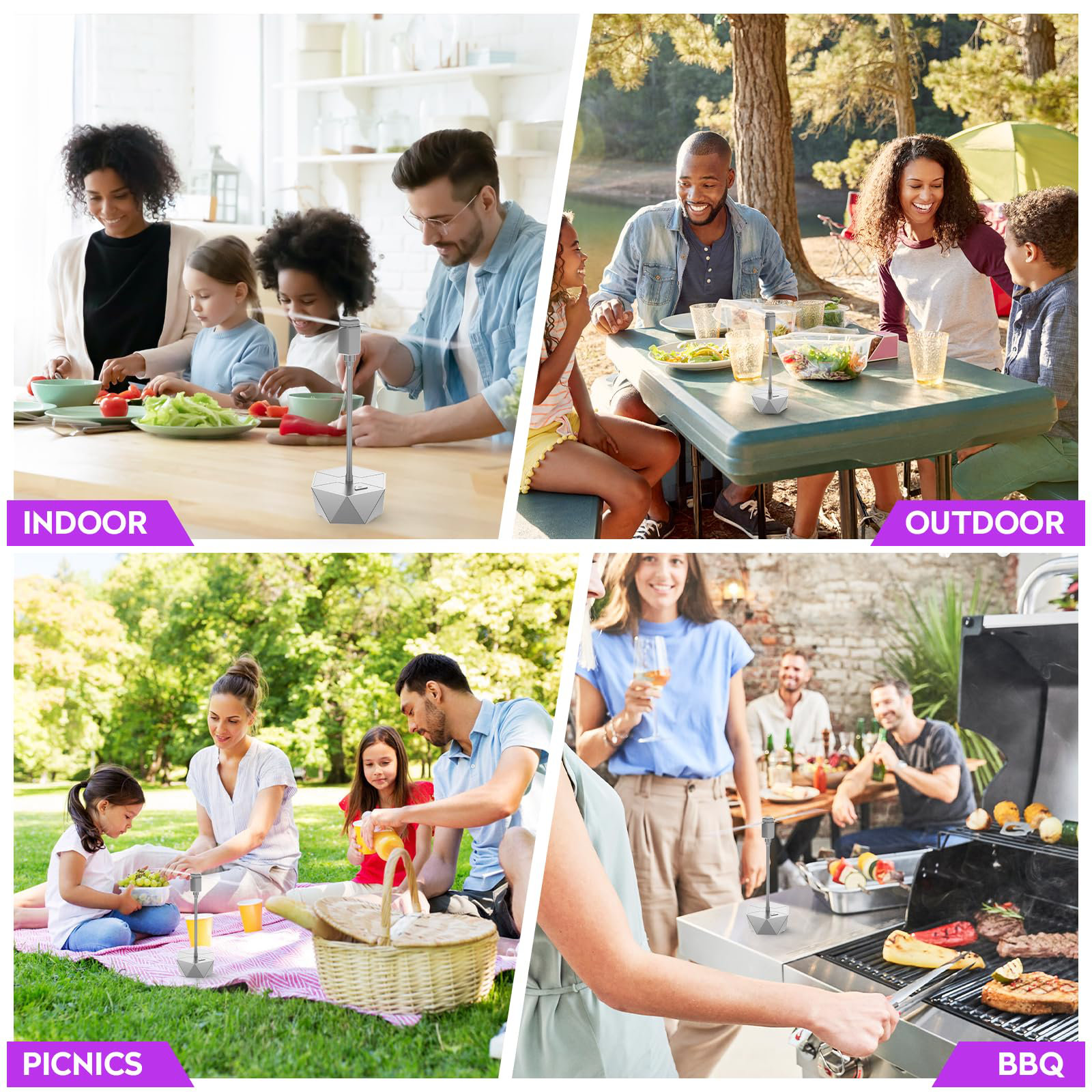 WILLIAMS HARDWARE INCORPORATED Fly Fans For Tables, Fly Repellent Fan ...