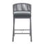 Tabourets de bar à hauteur de comptoir en aluminium 28 po avec repose-pieds-1932499082