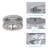 Tynayah Luxury Crystal Semi Flush Mount Ceiling Light