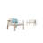 Nofi 5 - Person Patio Conversation Set with Cushions