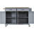 Kitchen Island Cart with Solid Wood Top and Locking Wheels,54.3 Inch Width,4 Door Cabinet and Two Drawers,Spice Rack, Towel Rack-484665973