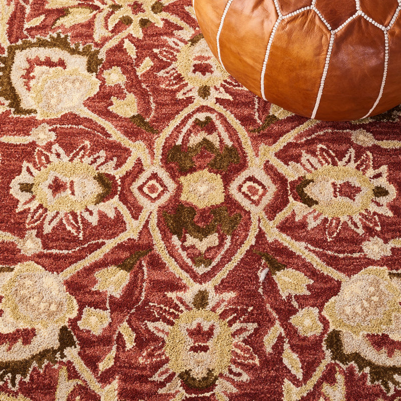 Tapis oriental en laine touffeté à la main Holborne, Rectangle de 5 pi x 8 pi