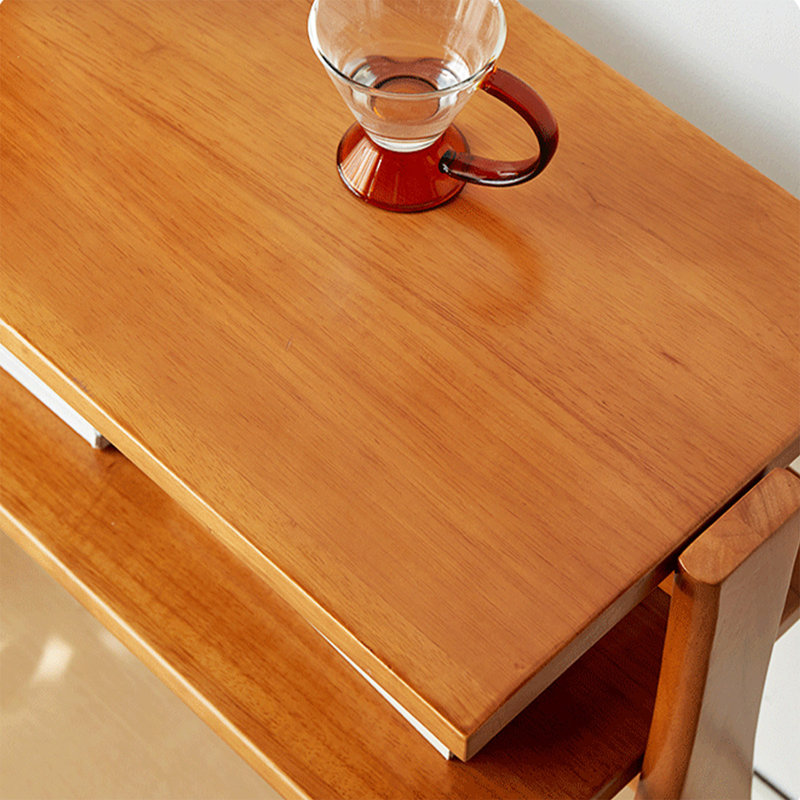 Cherry Solid Wood Rectangular Console Table, Cherry