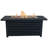 Steel Propane/Natural Gas Outdoor Fire Pit Table With Lid-756556361-756556364