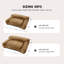 Canapé pour chat pour animaux de compagnie - Canapé-lit pliable pour animaux de compagnie à double couche, lit pour animaux de compagnie moyen et petit avec molleton en velours côtelé doux de qualité supérieure-149817705-149817703