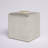 Winona Mercury Glass Tissue Box Cover