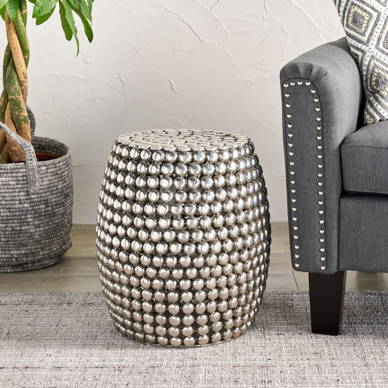 Karol Iron Top End Table