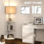 Lacarla Corner Floor Lamp with Shelves Bulb Not Included-33042617