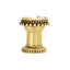 Cache knob with Swarovski Crystals in finish Museum Gold