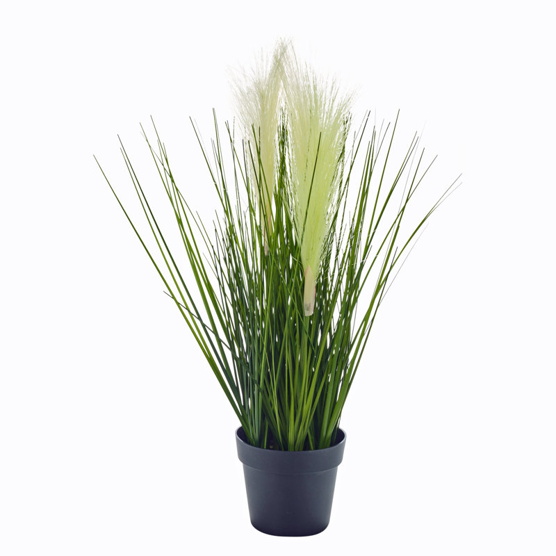 46cm Faux Foxtail Grass in Planter