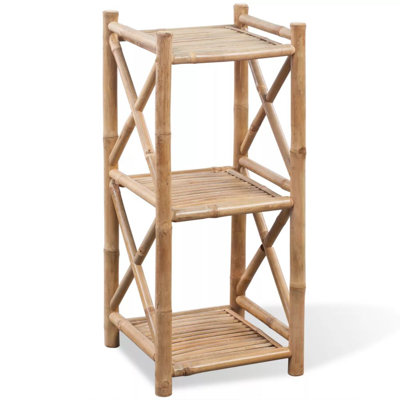 Anguilla 35cm W Solid Wood Etagere Bookcase