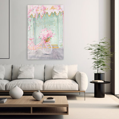 Turquoise et panier pastel Paris I Art