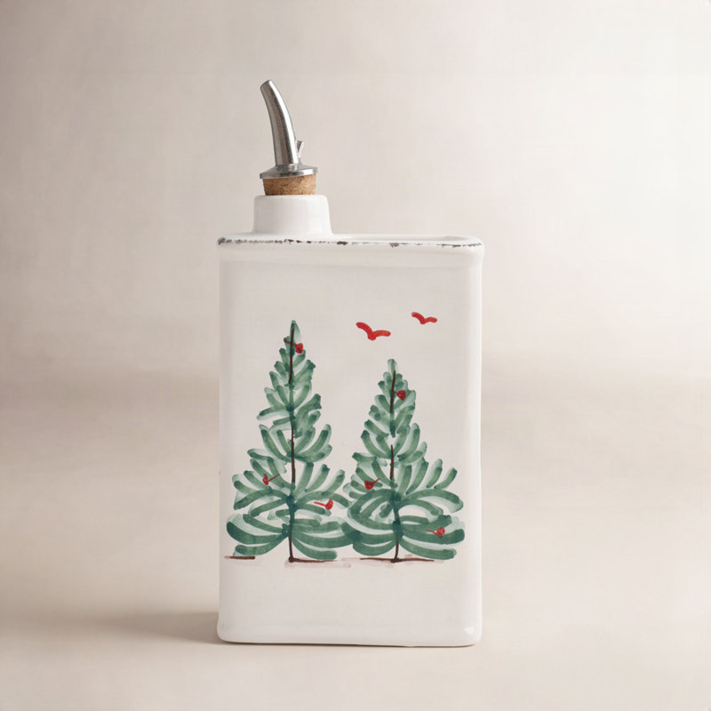 Lastra 24oz. Ceramic Single Oil / Vinegar Cruet