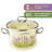 Lavender Fields Enamel Pot with Glass Lid