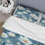 Blue Coastal Harmony Floral Pattern VIII - Ensemble de housse de couette à motif floral-1720912572
