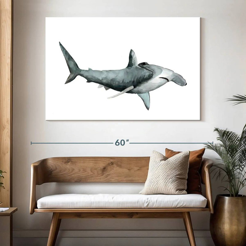 Requin-marteau Brampt Sea Life, H 34 po x l 51 po