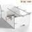 Toddler Floor Bed Frame with Bear Shape, Kids Montessori Bed for 3-6, Low Profile Wood Toddler Bed, White-1691849750