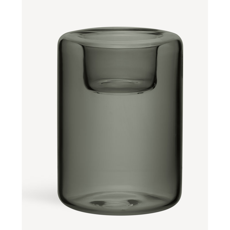 Happy Votive Set of 3, Gray