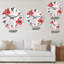 Horloge murale à motif géométrique Memphis Tropic-925874488