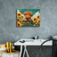 Art mural sur toile Epic Graffiti «A Cute Happy Highland Cow 2» par Momart-103911986