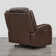 Genuine Leather Zero Wall Power Recliner with Adjustable Headrest