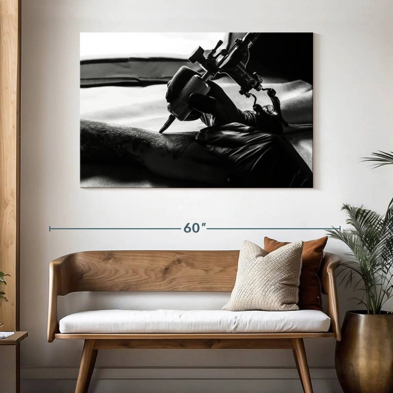 Senne Tattoo Artist, 32" H x 48" W