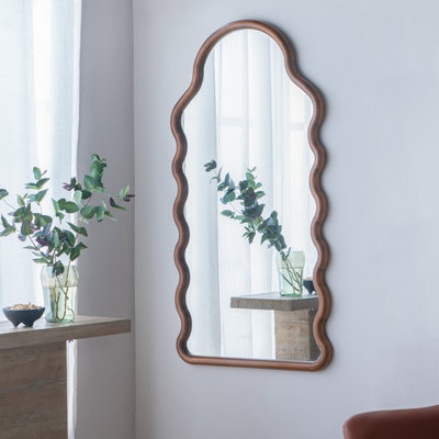 Miroir 30 po x 1,5 po x 55 po avec cadre unique
