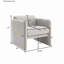 Fauteuil avec accoudoirs ondulés-456292572
