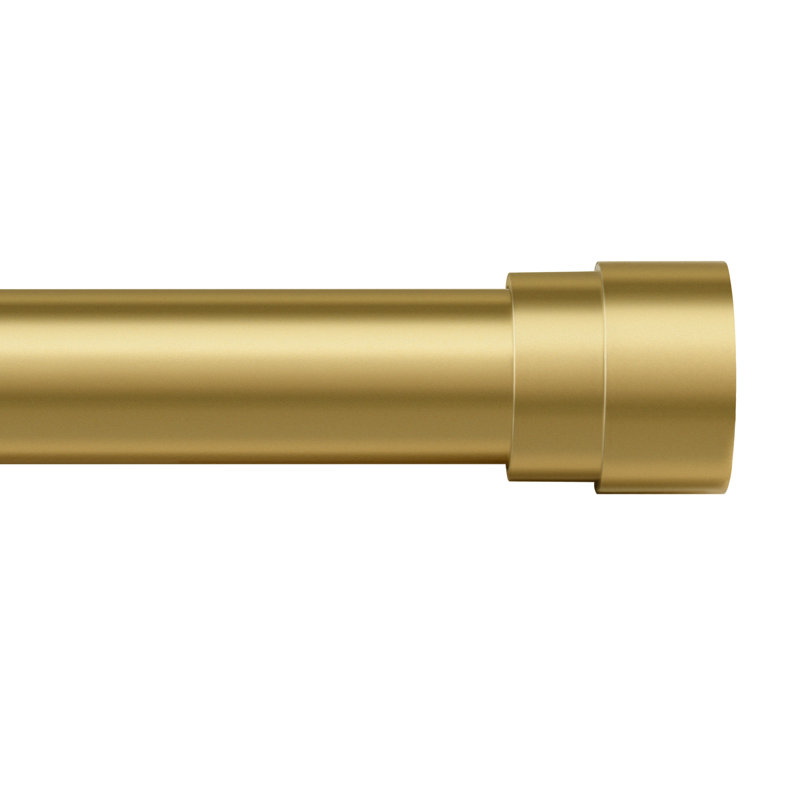 Tringle à rideaux télescopique réglable moderne de 0,75 po de diamètre, quincaillerie décorative, tringle à fenêtre simple facile à installer