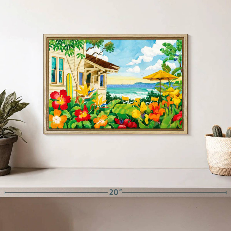 The Good Life, Cadre flottant en bois naturel, 13 po x 9 po