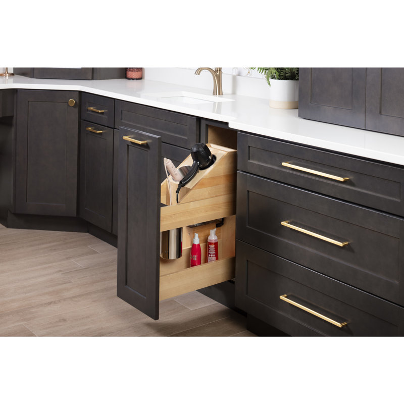 Meuble-lavabo à tirette 8 po "No Wiggle" pour armoire basse standard 12 "