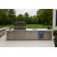 Mont Alpi Mai805-dbev-exc 6-burner 115000 Btu Deluxe Stainless Steel Island Outdoor Kitchen Bbq Gas Grill + Beverage Center Faucet And Sink + Granite Countertops + 25" Right Extra Storage Cabinet