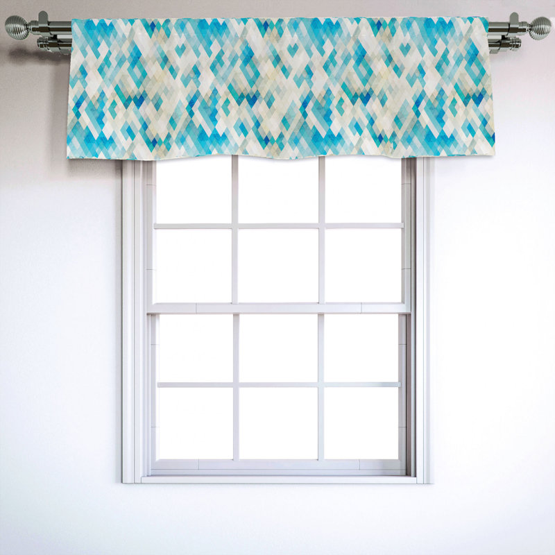 Sateen Ruffled Window Valance