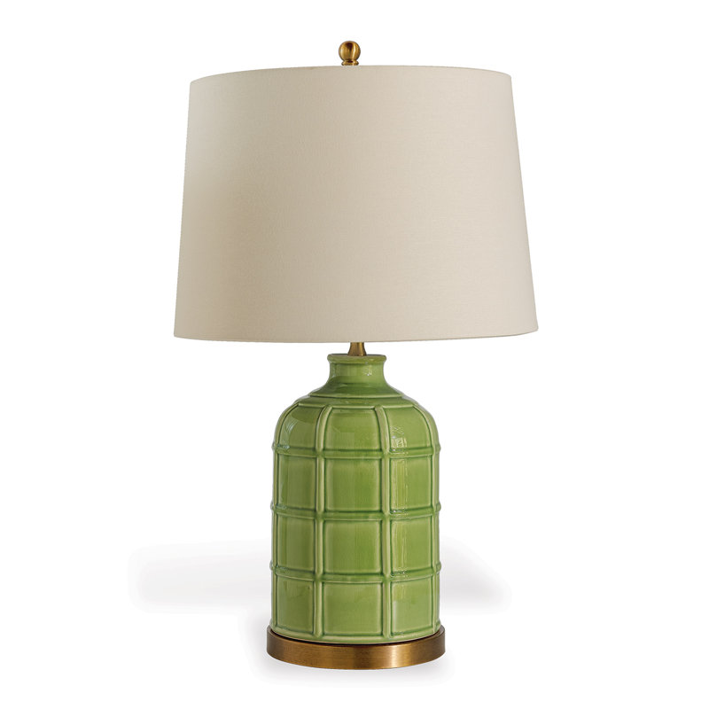 Bamboo Garden Table Lamp, Green/Gold