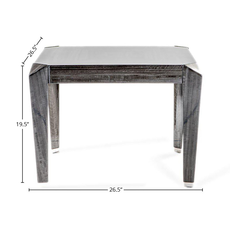 Table de bout en verre Islwyn