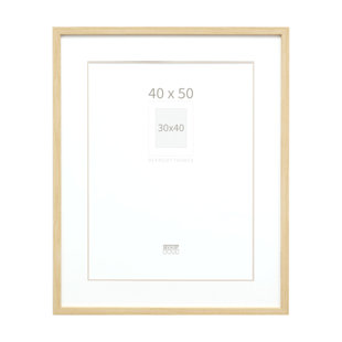 Wood Picture Frame with Mat