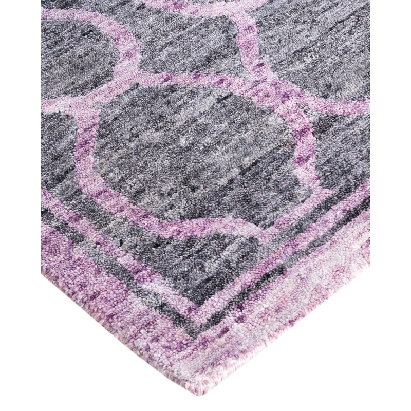 Overdyed One-of-a-Kind Rectangle 8'2" X 10'1" Hand Knotted Area Rug