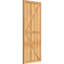TimberCraft 5 3/8 "encadré avec panneaux n-lattes avec Z-Bar, cèdre rouge de l'Ouest-36420917-36420966