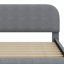 Lit plateforme tapissier, structure solide et design courbé élégant-865680642-865680653