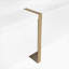 Table basse moderne ultra brillante avec 4 tiroirs, table basse carrée