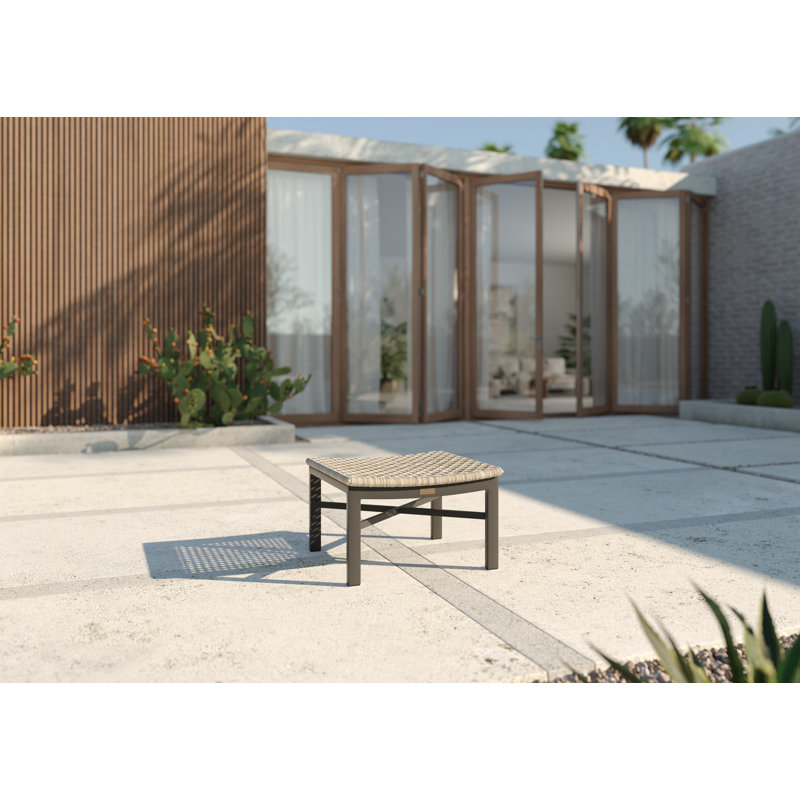 Jasper Metal Outdoor Ottoman